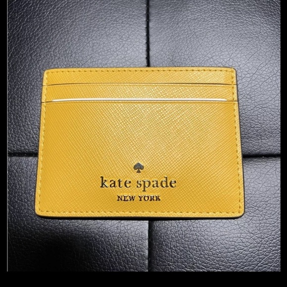 NWT Kate Spade Card Holder, Includes Matching Charm Loop - Picture 3 of 3